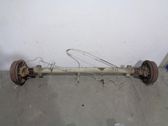 Rear axle beam with reductor
