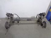 Rear axle beam with reductor