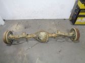 Rear axle beam with reductor