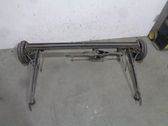 Rear axle beam with reductor