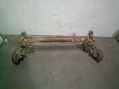 Rear axle beam with reductor