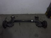 Rear axle beam with reductor