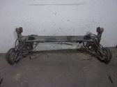 Rear axle beam with reductor