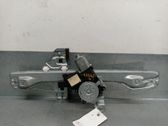 Rear window lifting mechanism without motor