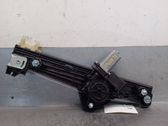 Rear window lifting mechanism without motor