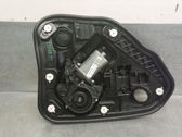 Rear door soft close latching motor