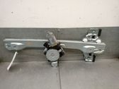 Rear window lifting mechanism without motor