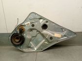 Rear door window regulator with motor