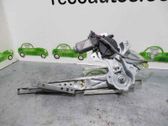 Rear door window regulator with motor