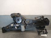 Rear door window regulator with motor