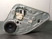 Rear door window regulator with motor
