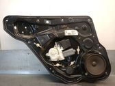 Rear window lifting mechanism without motor