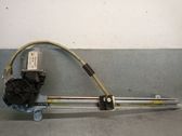 Rear window lifting mechanism without motor