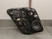 Rear window lifting mechanism without motor