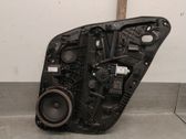 Rear door window regulator with motor