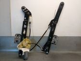 Rear door window regulator with motor