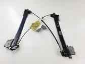 Rear door window regulator with motor