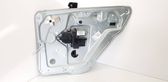 Rear door window regulator with motor