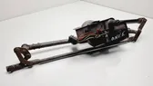 Front wiper linkage and motor