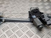 Rear door window regulator with motor