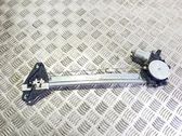 Rear door window regulator with motor
