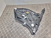 Rear window lifting mechanism without motor
