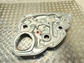 Rear window lifting mechanism without motor