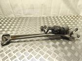 Front wiper linkage and motor