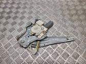 Rear door window regulator with motor