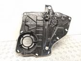 Rear window lifting mechanism without motor