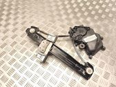 Rear window lifting mechanism without motor