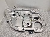 Rear window lifting mechanism without motor