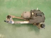 Front wiper linkage and motor