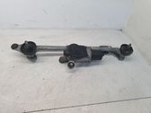 Front wiper linkage and motor