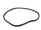 Rubber seal rear door