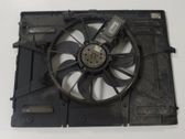 Radiator cooling fan shroud