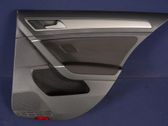 Rear door card panel trim