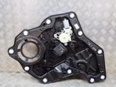 Rear window lifting mechanism without motor