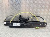 Rear window lifting mechanism without motor