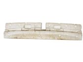 Rear bumper foam support bar
