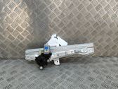 Rear door window regulator with motor