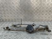 Front wiper linkage and motor