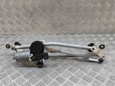 Tringlerie et moteur d'essuie-glace avant