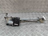 Tringlerie et moteur d'essuie-glace avant