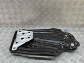 Rear door window regulator with motor