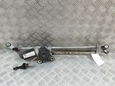 Front wiper linkage and motor