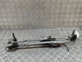 Front wiper linkage and motor