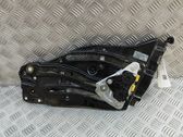 Rear door window regulator with motor
