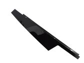 Front door glass trim molding