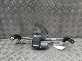 Front wiper linkage and motor